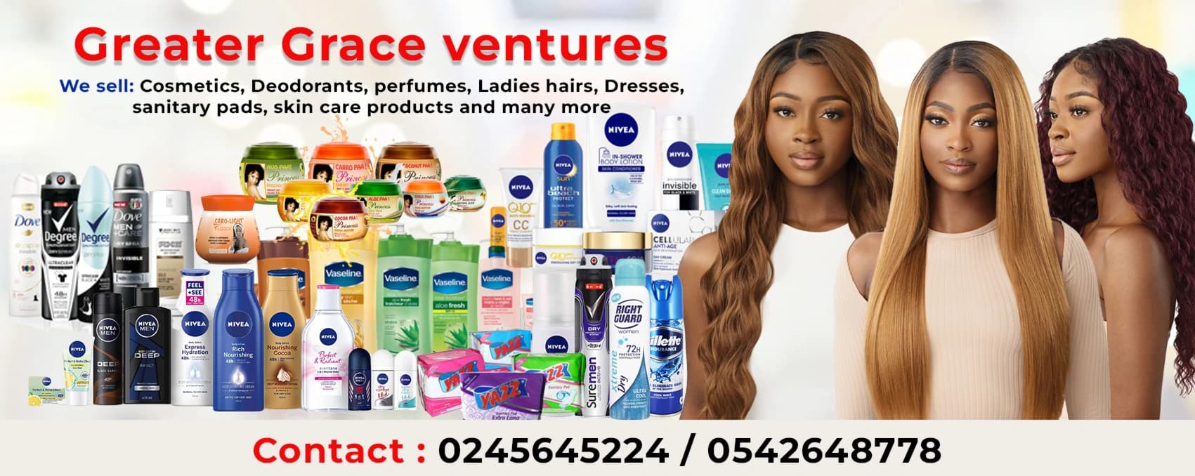 Banner design for Greater Grace Ventures